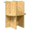 vidaXL Terraarion Perusta hyllyll&auml; Ruskea 40 x 40 x 50 cm OSB
