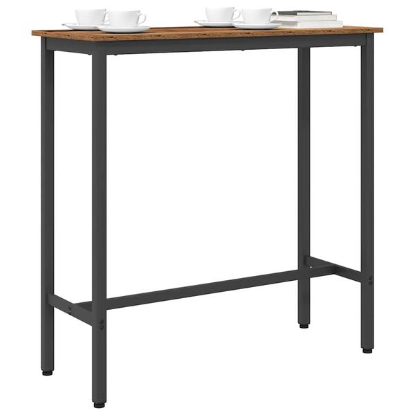 vidaXL P&ouml;yt&auml; Vanha puu 100 x 40 x 100,5 cm Kehitetty puu ja ter&auml;s