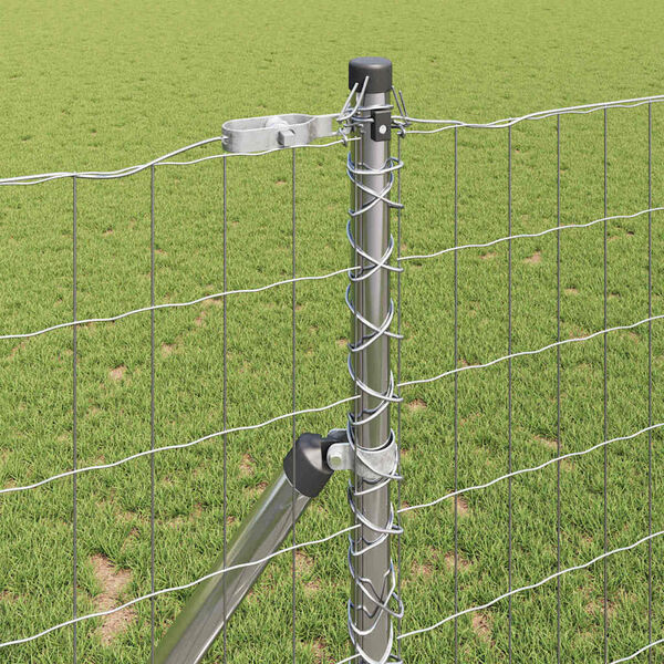 vidaXL Aita ja Tuki Hopea 1 x 25 m Ter&auml;s ja PVC