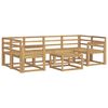 vidaXL Ulkosohvakokoelma 7 pcs valkoinen 59 x 59 x 37 cm