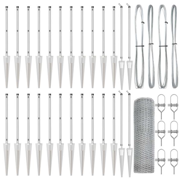 vidaXL Aitalatu Hopea 50 x 0,5 m (13 mm verkko) Ter&auml;s