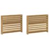 vidaXL K&auml;sinojien moduuli 2 pcs valkoinen 78,5 x 10 x 61 cm