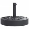 vidaXL Aurinkovarjon jalusta &Oslash;38 / 48 mm tangolle 25 kg py&ouml;re&auml;