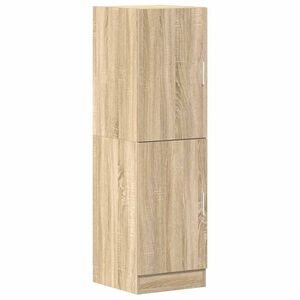 vidaXL keitti&ouml;kaappi Sonoma tammi 38x41,5x131,5 cm tekninen puu