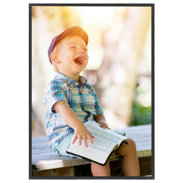 vidaXL Valokuvakehyskollaasi 3 kpl p&ouml;yd&auml;lle musta 18x24 cm MDF