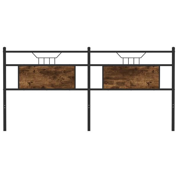 vidaXL Vaihdettava s&auml;ngynp&auml;&auml;ty savutammi 180 cm tekninen puu ja ter&auml;s