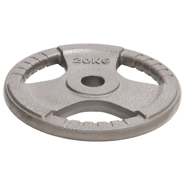 vidaXL Olympia levypainot 20 kg valurauta