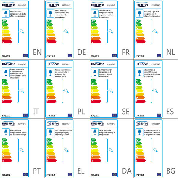 Massive Tolppavalo Utrecht 20 W 11x11x78,5 cm 019090147