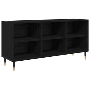vidaXL TV-kaappi 103,5 x 30 x 50 cm Musta tammi. Tekninen puu