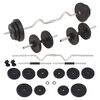 vidaXL K&auml;si- ja levypainosarja 30 kg