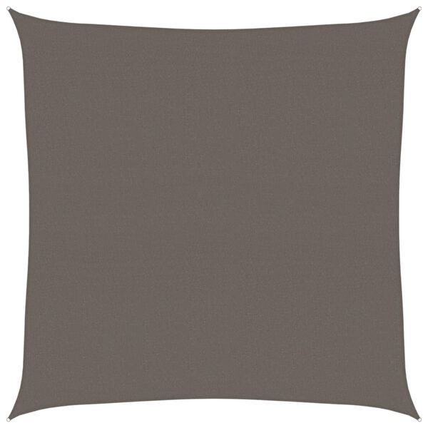 vidaXL Aurinkopurje 160 g/m² antrasiitti 5x5 m HDPE