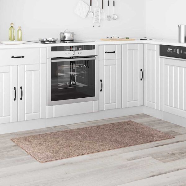 vidaXL Liukumaton Shaggy Matto Ruskea 80 x 150 cm PP