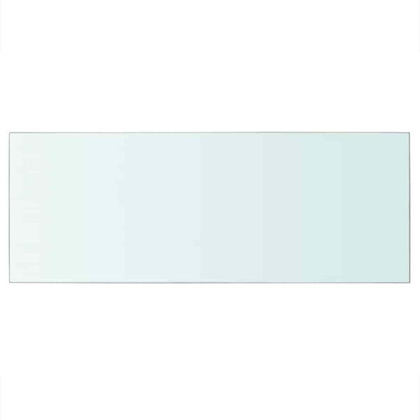 vidaXL Hyllyt 2 kpl kirkas lasi 60x25 cm