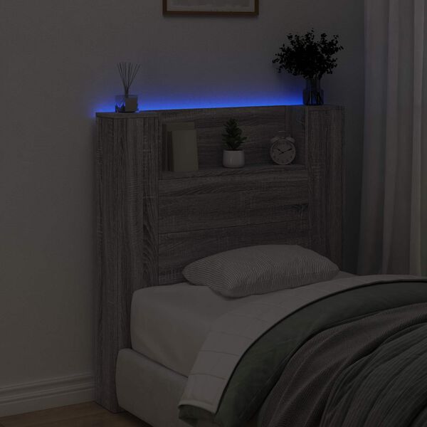 vidaXL P&auml;&auml;tylevy Harmaa Sonoma 100 x 16,5 x 103,5 cm Tekninen puu