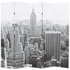 vidaXL Taitettava tilanjakaja 200x170 cm New Yorkin p&auml;iv&auml;maisema