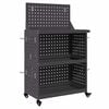 vidaXL Ty&ouml;kaluk&auml;rry Musta 65 x 35 x 111 cm Kylm&auml;valssattu ter&auml;s