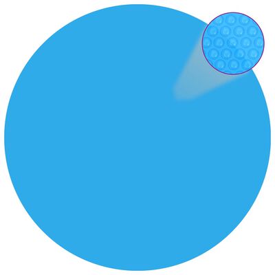 vidaXL Kelluva Pyöreä PE Uima-altaan Suoja 300 cm Sininen