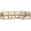 vidaXL Ulkosohvakokoelma 4 pcs valkoinen 247,5 x 168,5 x 73 cm