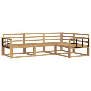 vidaXL Ulkosohvakokoelma 4 pcs valkoinen 247,5 x 168,5 x 73 cm