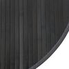 vidaXL Matto pyöreä harmaa 100 cm bambu