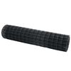 vidaXL Euroaita Harmaa 1 x 25 m PVC-pintainen rauta