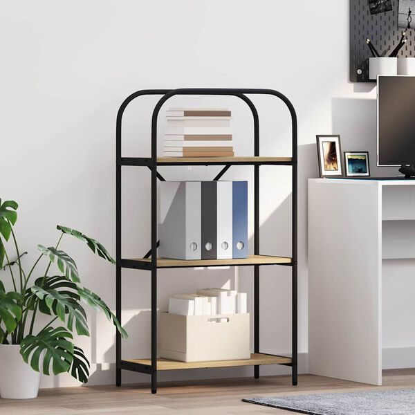 vidaXL Kirjahylly Sonoman tammi 60 x 30 x 109 cm Tekninen puu