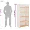 vidaXL Vaatekaappi valkoinen 79x40x170 cm kangas