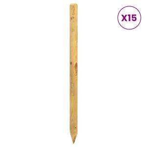 vidaXL Aidan pylv&auml;&auml;t 15 kpl Vihre&auml; 60 cm T&auml;ysi m&auml;nty