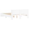 vidaXL Sängynrunko päädyllä valkoinen 140x200 cm
