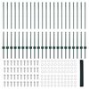 vidaXL Aita ja Tuki Vihre&auml; 1 x 50 m Ter&auml;st&auml; ja PVC:t&auml;