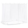 vidaXL Hyttysverkko kaikille 220 mesh valkoinen 2 x 2 x 2 m Polyesteri