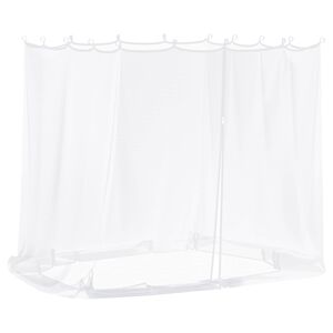 vidaXL Hyttysverkko kaikille 220 mesh valkoinen 2 x 2 x 2 m Polyesteri