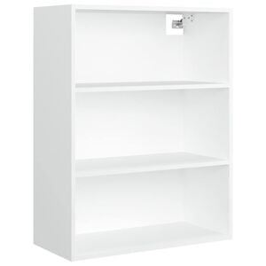 vidaXL Riippuva sein&auml;kaappi valkoinen 69,5x32,5x90 cm