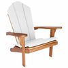 vidaXL Pihan Adirondack-tuoli Luonnollinen Tiikkipuu