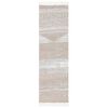 vidaXL Matto beige 80x300 cm puuvilla