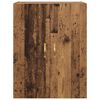 vidaXL Sein&auml;lle Kiinnitett&auml;v&auml; Kaappi 2 pcs Vanha puu 69,5 x 34 x 90 cm