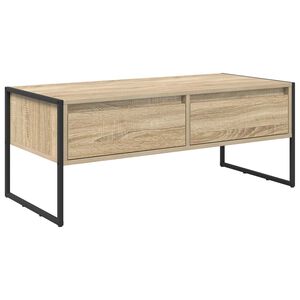 vidaXL Sohvap&ouml;yt&auml; laatikon kanssa Sonoma 100 x 46 x 40 cm Tekninen puu