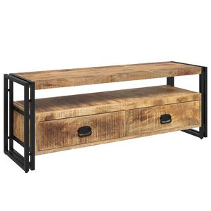 vidaXL TV-taso kiinte&auml; mangopuu 120x35x45 cm