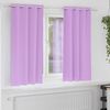 vidaXL Piment&auml;v&auml; verho renkailla 2 pcs Violetti 175 x 140 cm