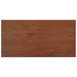 vidaXL Ikkunakynnys Ruskea puu 100 x 40 x 4,5 cm Polyvinyylikloridi