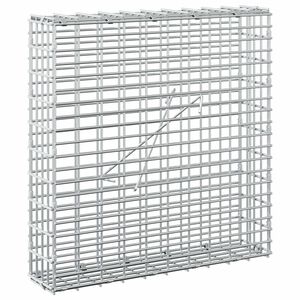 vidaXL Gabion 3,5 mm langasta ja 5x2,5 cm verkosta 50x10x50 cm