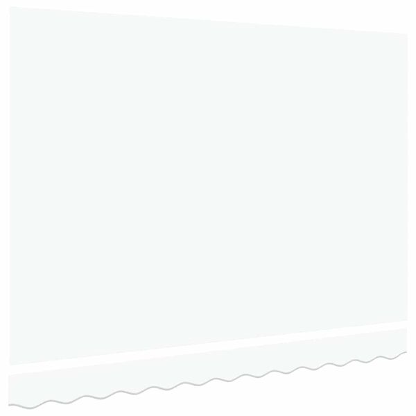 vidaXL Markiisin vaihtokangas Valkoinen 280 x 245 cm Polyesteri