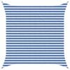 vidaXL Aurinkovarjolaudat Sininen ja valkoinen 3,6 x 3,6 m HDPE