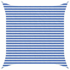 vidaXL Aurinkovarjolaudat Sininen ja valkoinen 3,6 x 3,6 m HDPE