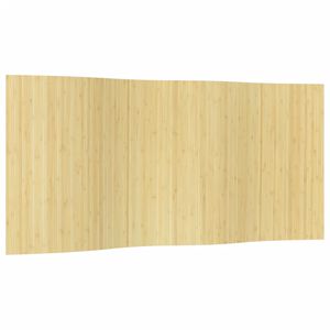vidaXL Tilanjakaja vaalea luonnollinen leveys 400 cm korkeus 165 cm bambu