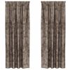 vidaXL Samettiverhot 2 kpl Cappuccino 245 x 140 cm Sametti