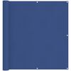 vidaXL Parvekkeen Verho 110 x 200 cm Oxford-kangas Suorakaide Sininen