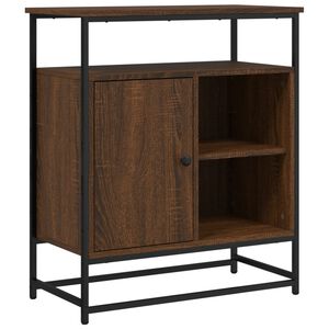 vidaXL Senkki ruskea tammi 69x35x80 cm tekninen puu