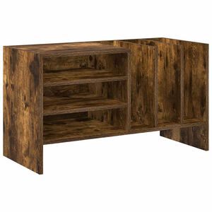 vidaXL Levykaappi Savup&auml;hkin&auml; 78,5 x 35 x 45 cm Tekninen puu