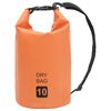 vidaXL Kuivapussi oranssi 10 l PVC
